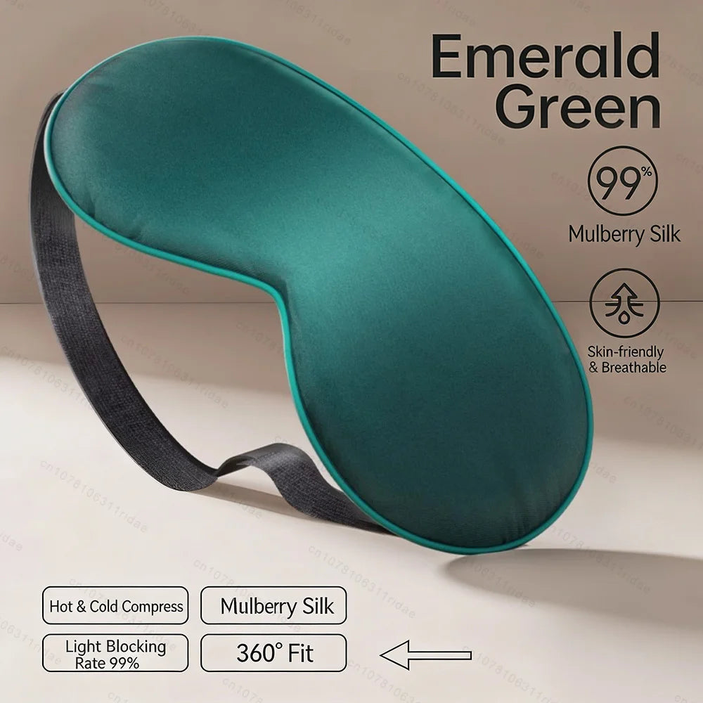 Blackout Eye Mask, Imitation Silk Sleep Eye Mask, Elastic Strap, Travel Nap Eyes Mask, Eye Protection Travel Eye Mask Help Sleep