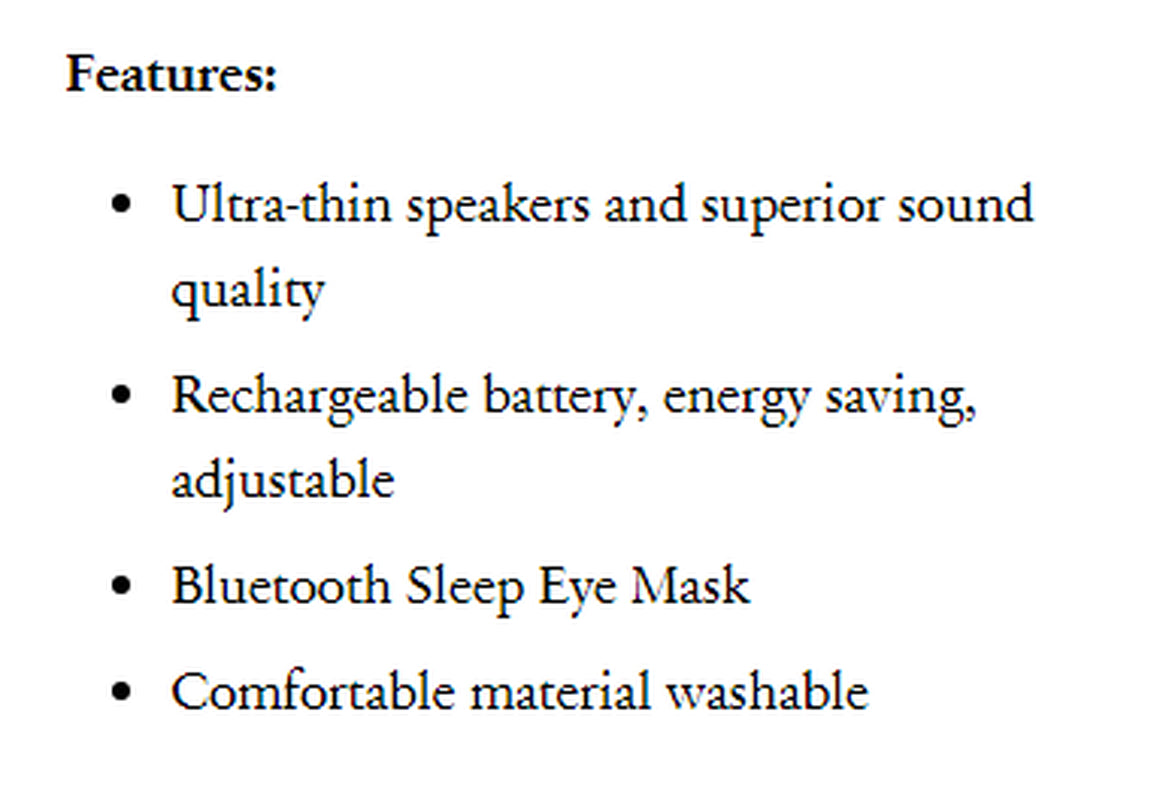 Eye Mask