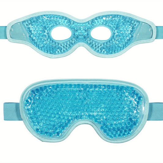 2Pcs/Set Gel Eye Mask Cooling Eye Mask for Dry Eyes Care Hot & Cold Eye Ice Pack Reusable Gel Sleep Mask Cold Eye Compress Mask