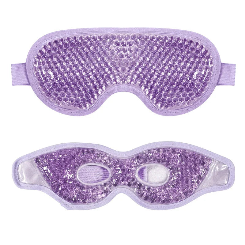 2Pcs/Set Gel Eye Mask Cooling Eye Mask for Dry Eyes Care Hot & Cold Eye Ice Pack Reusable Gel Sleep Mask Cold Eye Compress Mask