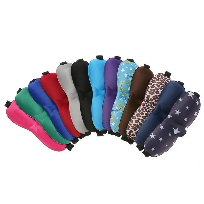 Breathable 3D Sleeping Eye Mask Strong Blackout Eye Mask Eye Mask Soft Portable Blindfold Travel Eyeshade for School Home Office