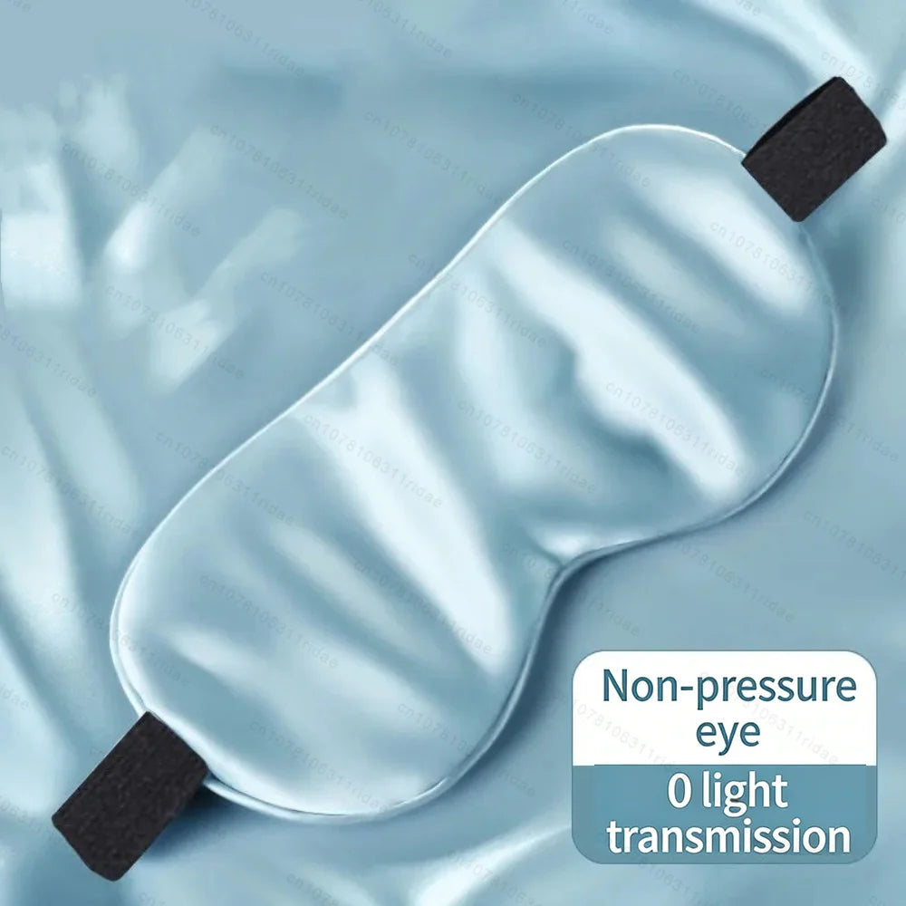 Blackout Eye Mask, Imitation Silk Sleep Eye Mask, Elastic Strap, Travel Nap Eyes Mask, Eye Protection Travel Eye Mask Help Sleep