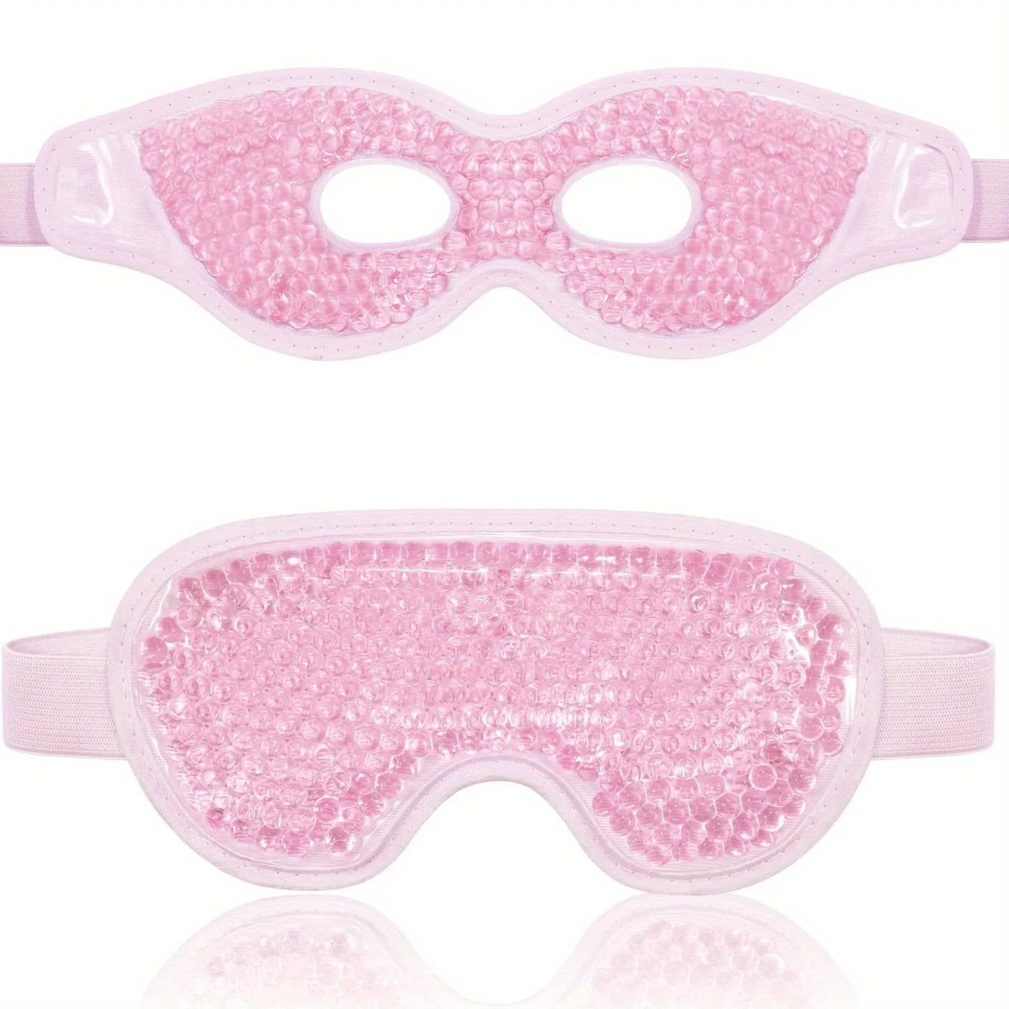 2Pcs/Set Gel Eye Mask Cooling Eye Mask for Dry Eyes Care Hot & Cold Eye Ice Pack Reusable Gel Sleep Mask Cold Eye Compress Mask