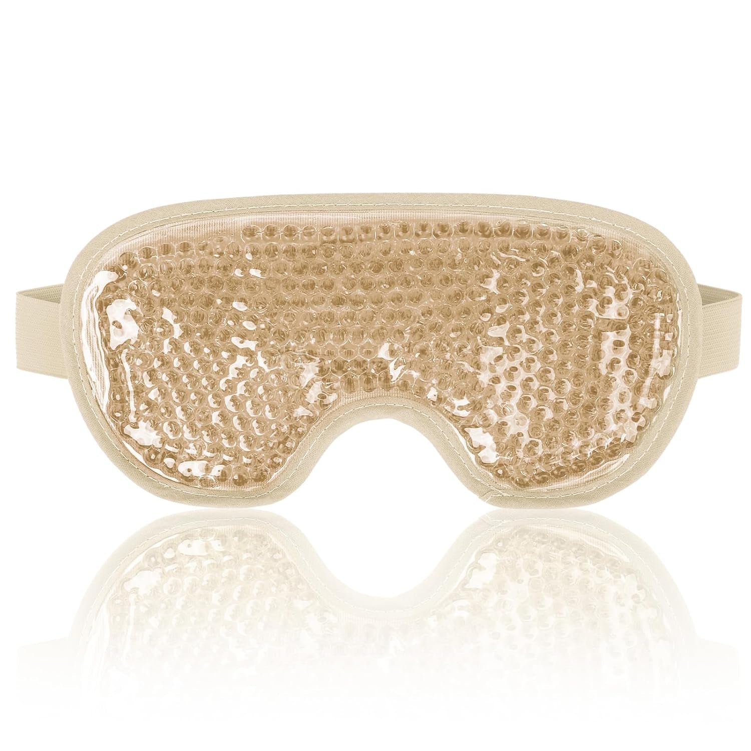 Cooling Eye Mask for Puffy Eyes, Cold Eye Mask Eye Ice Pack for after Eyes Surgery, Tension Stress Relief, Itchy Eyes, Headaches, Dark Circles - Champane