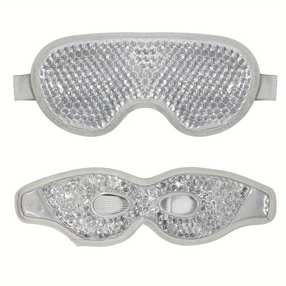 2Pcs/Set Gel Eye Mask Cooling Eye Mask for Dry Eyes Care Hot & Cold Eye Ice Pack Reusable Gel Sleep Mask Cold Eye Compress Mask